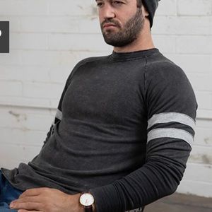 R&R Surplus modal French terry varsity sweatshirt